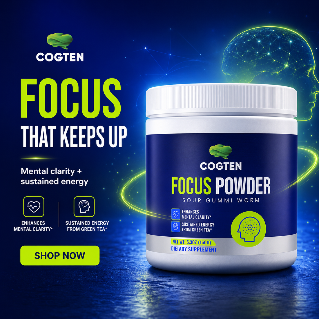 1 pack of Focus Powder